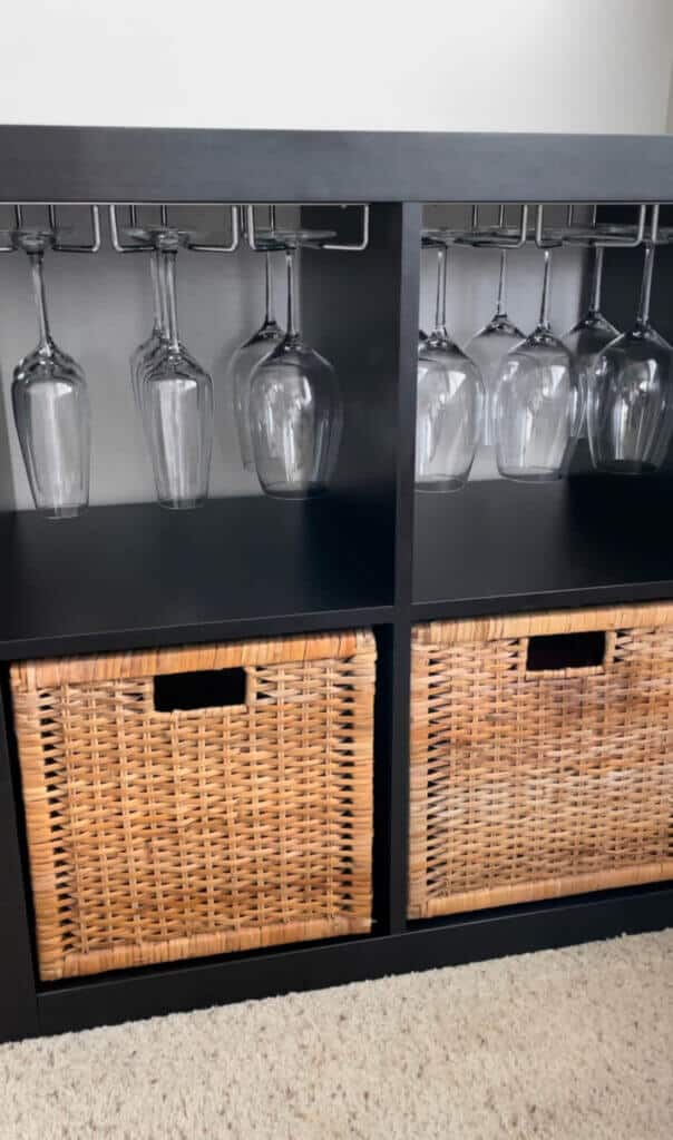 Styling a IKEA KALLAX Wine Bar